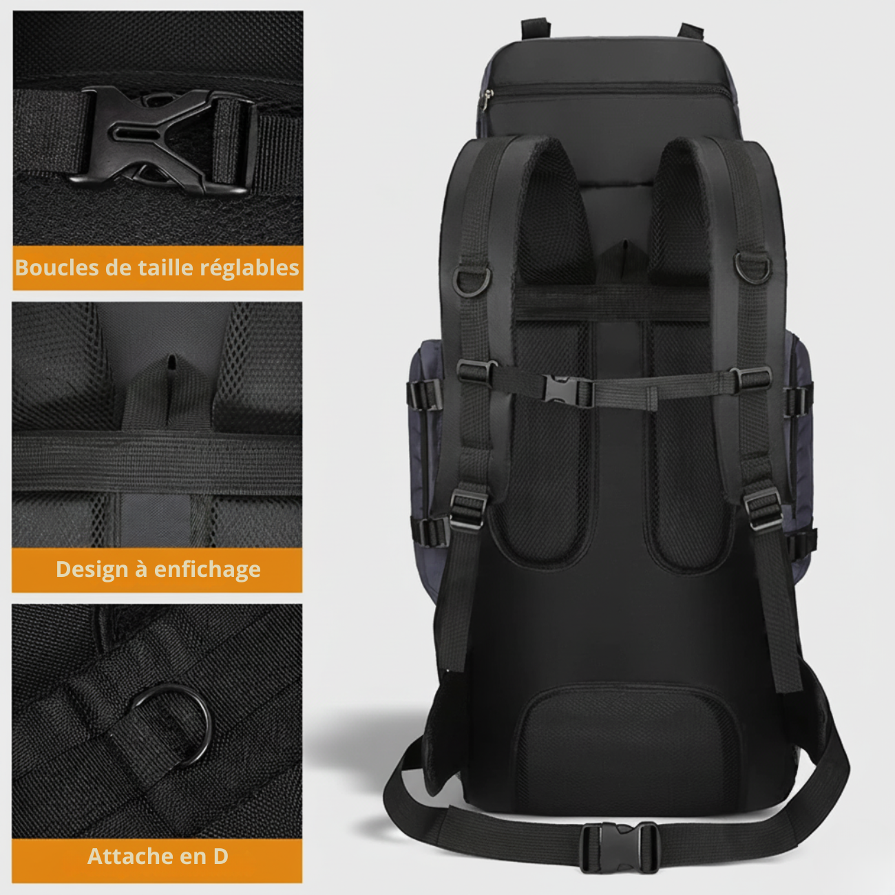 Sac de Trekking Randonnée 90L | Outdoor Montagne & Nature