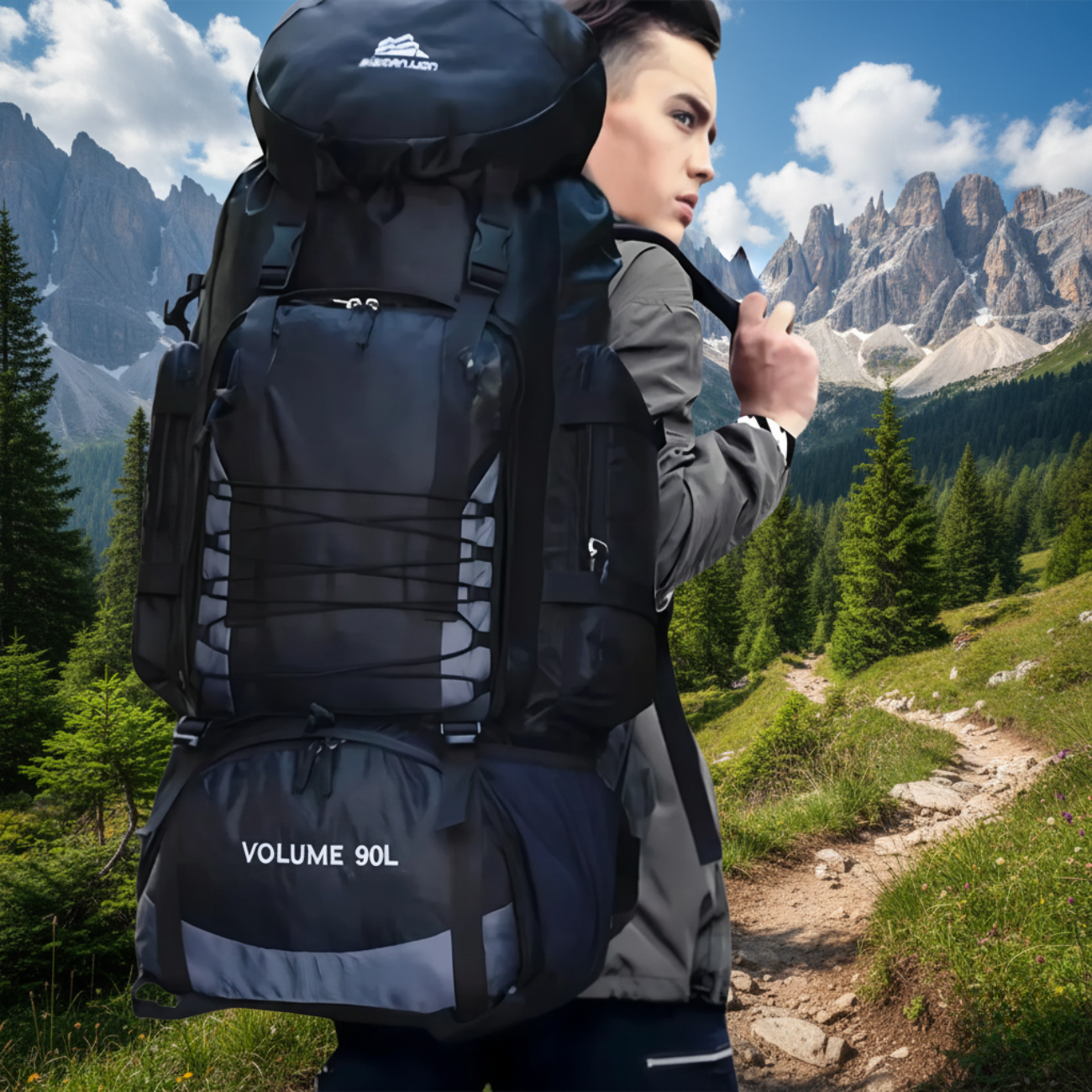 Sac de Trekking Randonnée 90L | Outdoor Montagne & Nature