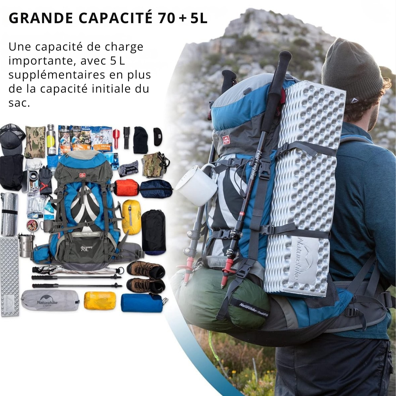 Sac à Dos Randonnée Trekking