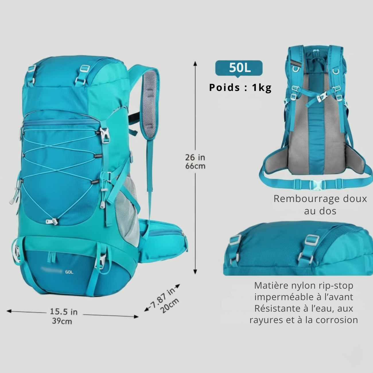 Sac à dos de Trek Rando 50L | Montagne & Outdoor