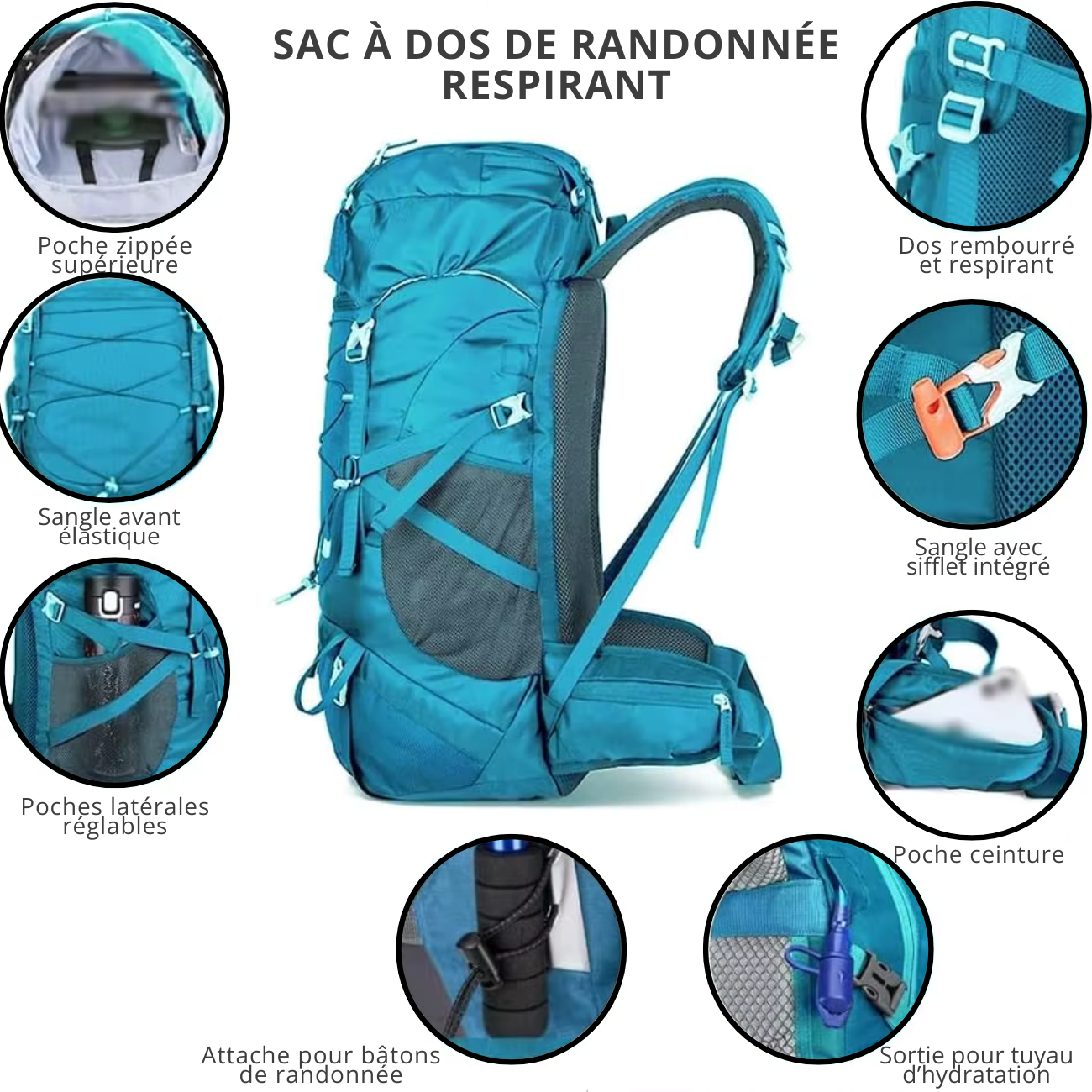Sac à dos de Trek Rando 50L | Montagne & Outdoor