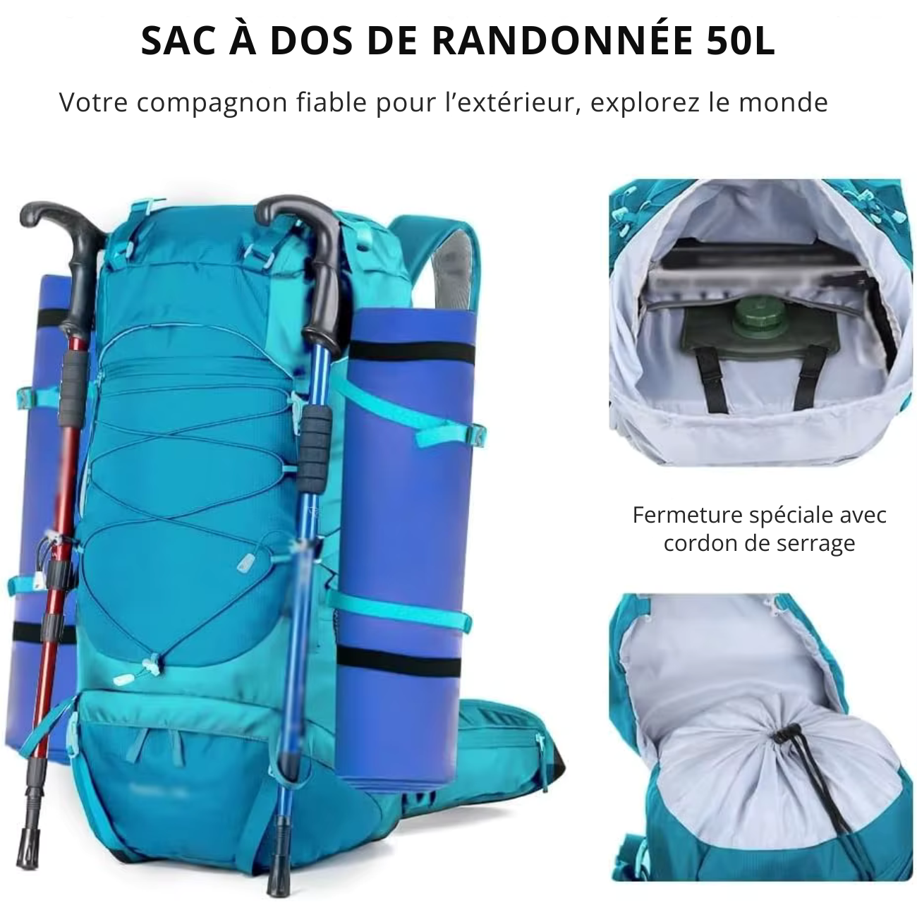 Sac à dos de Trek Rando 50L | Montagne & Outdoor