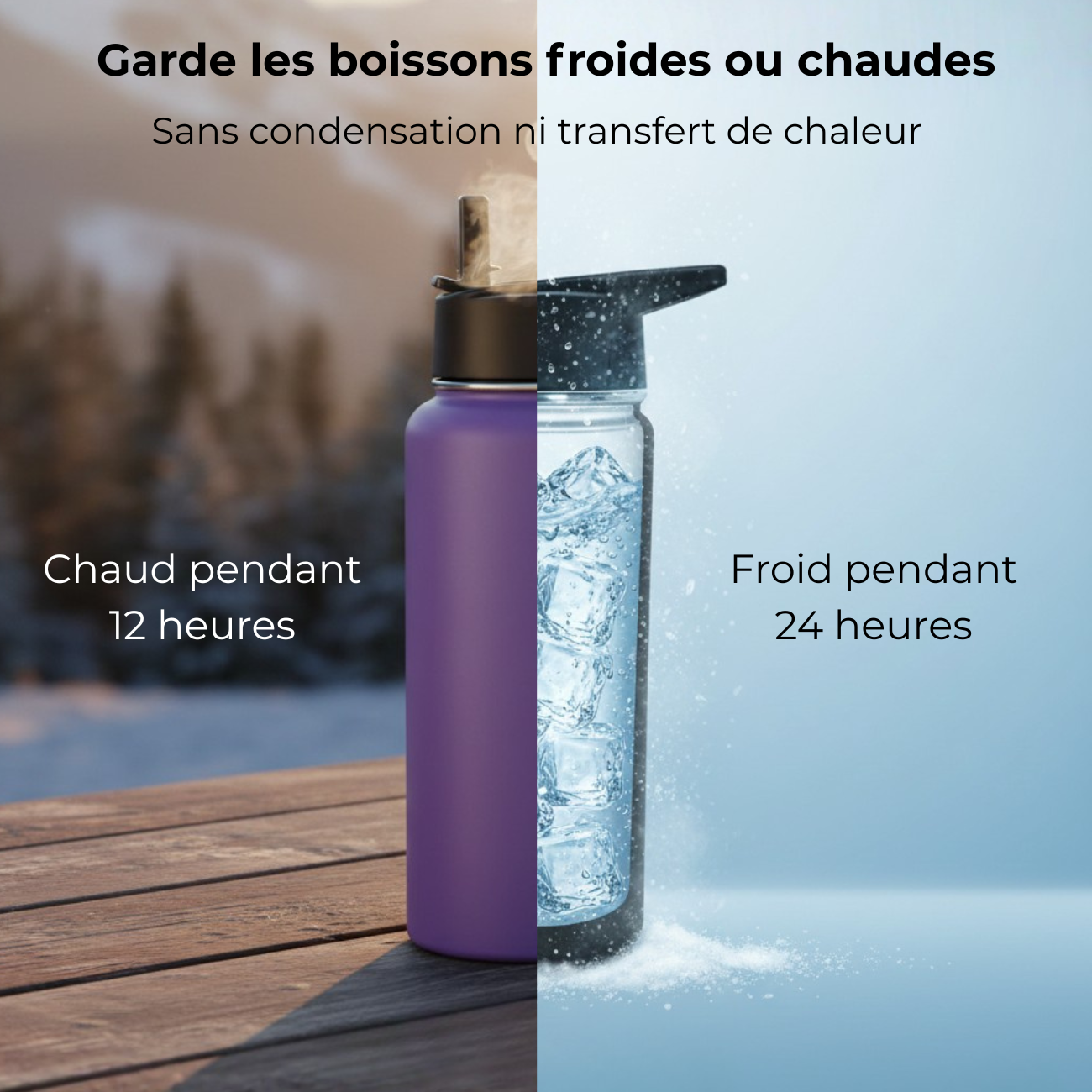 Gourde pour Randonnée Montagne