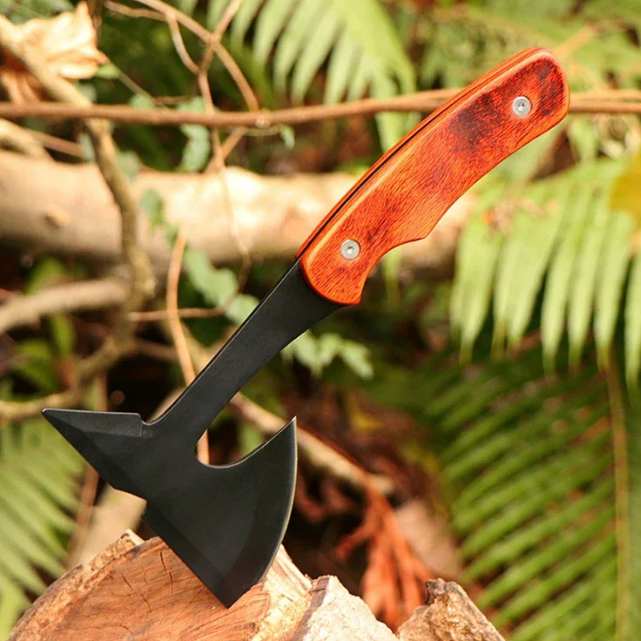 Hachette de Survie en Acier Inoxydable