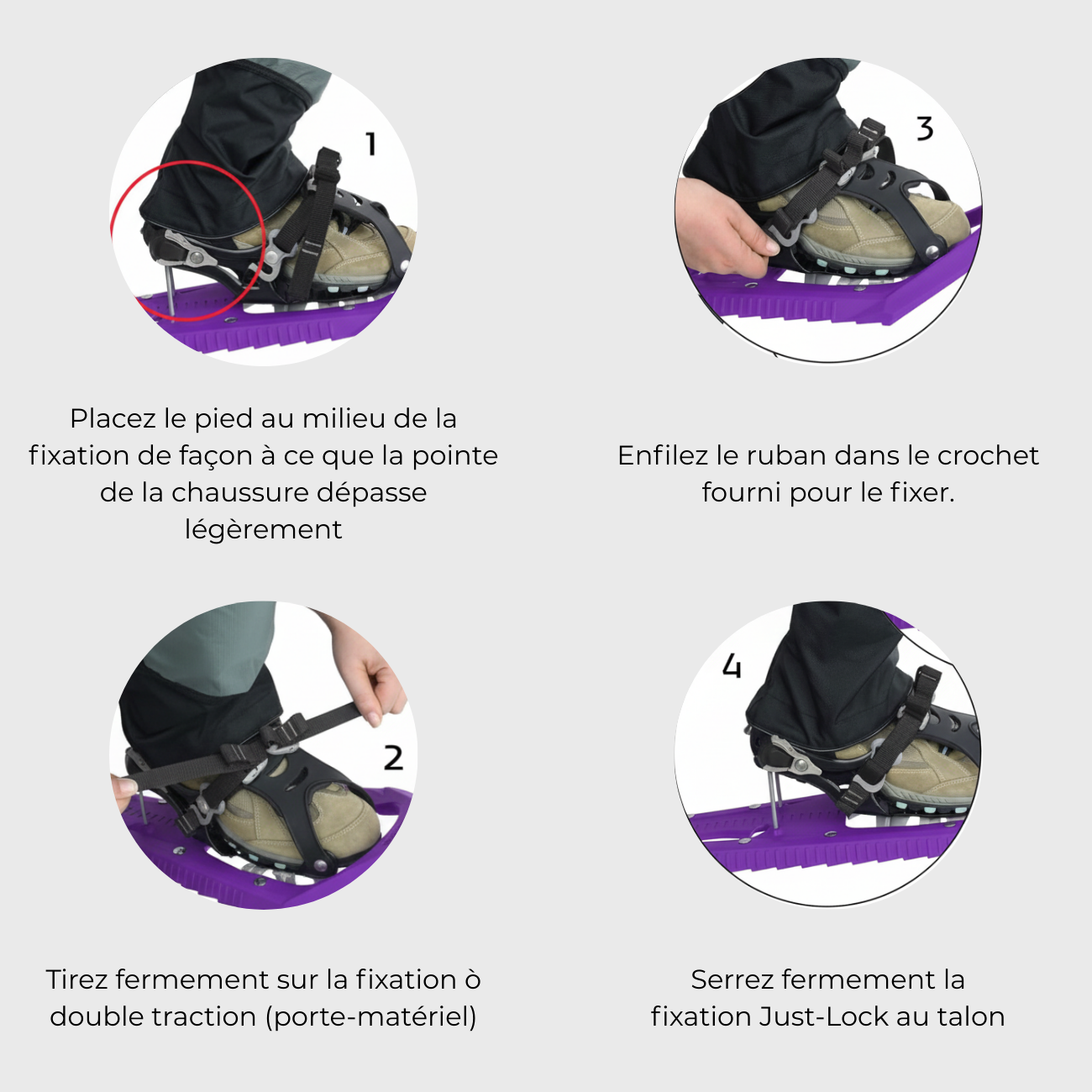 Raquettes à Neige en Plastique