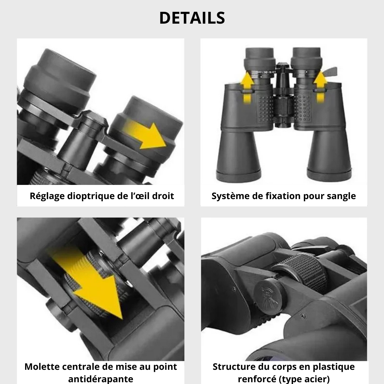 Jumelles Randonnée HD