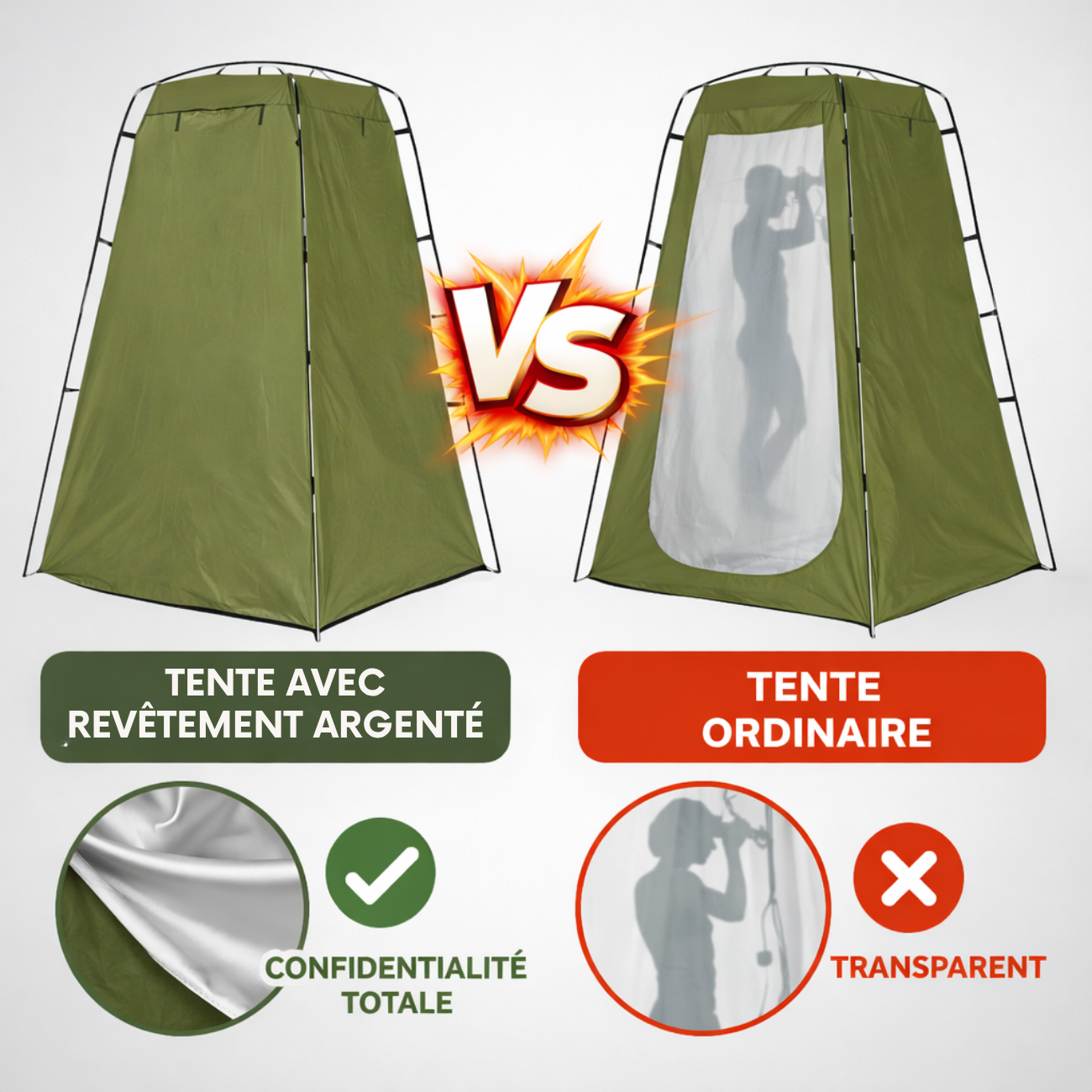 Portable Shower Toilet Tent
