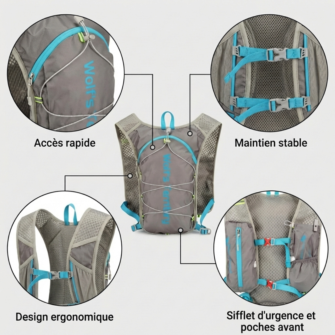 Sac Gilet de Trail Ultra Léger