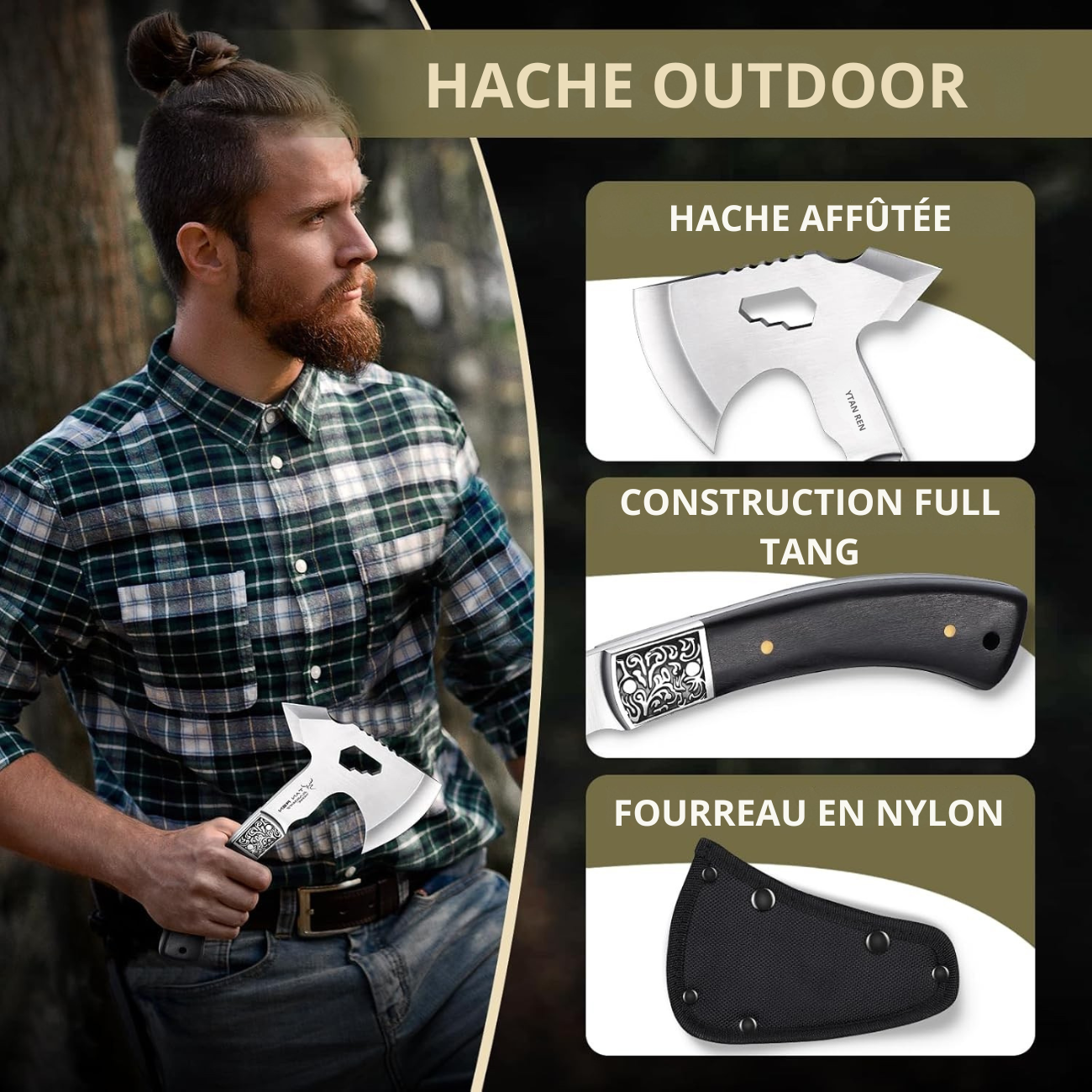 Hachette de Survie Multi-Usage