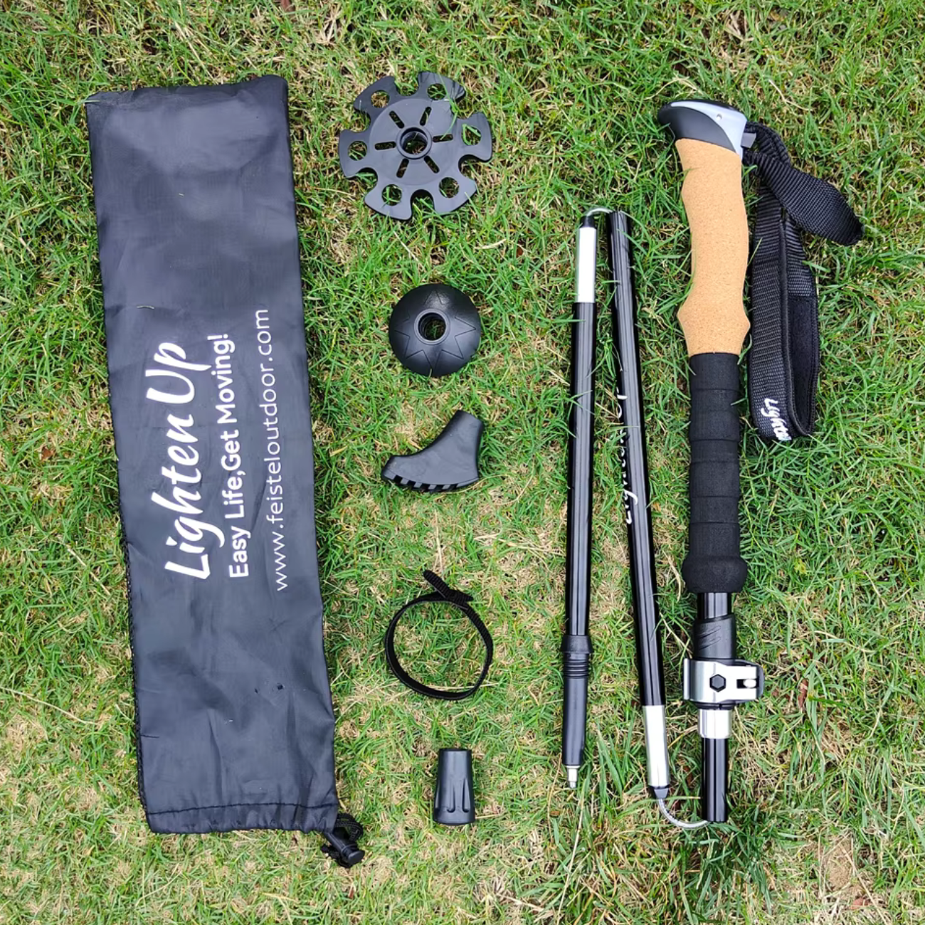 Bâtons de Marche Randonnée en Aluminium