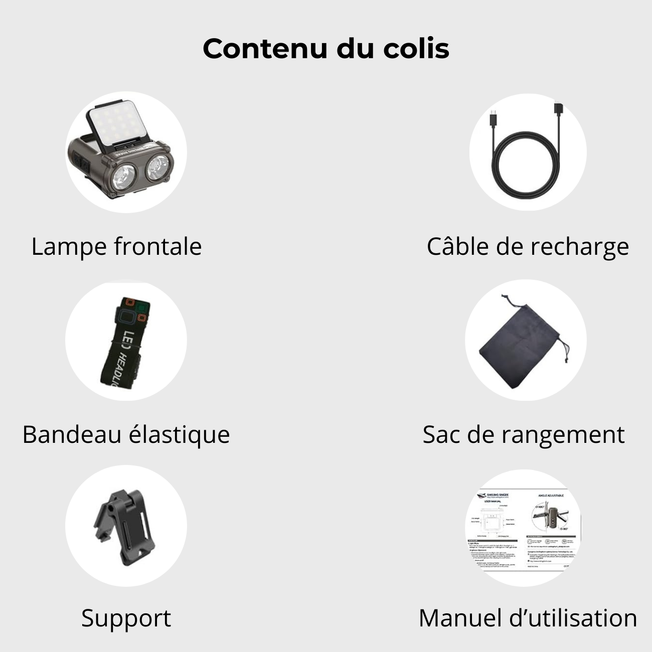 Lampe Frontale Randonnée