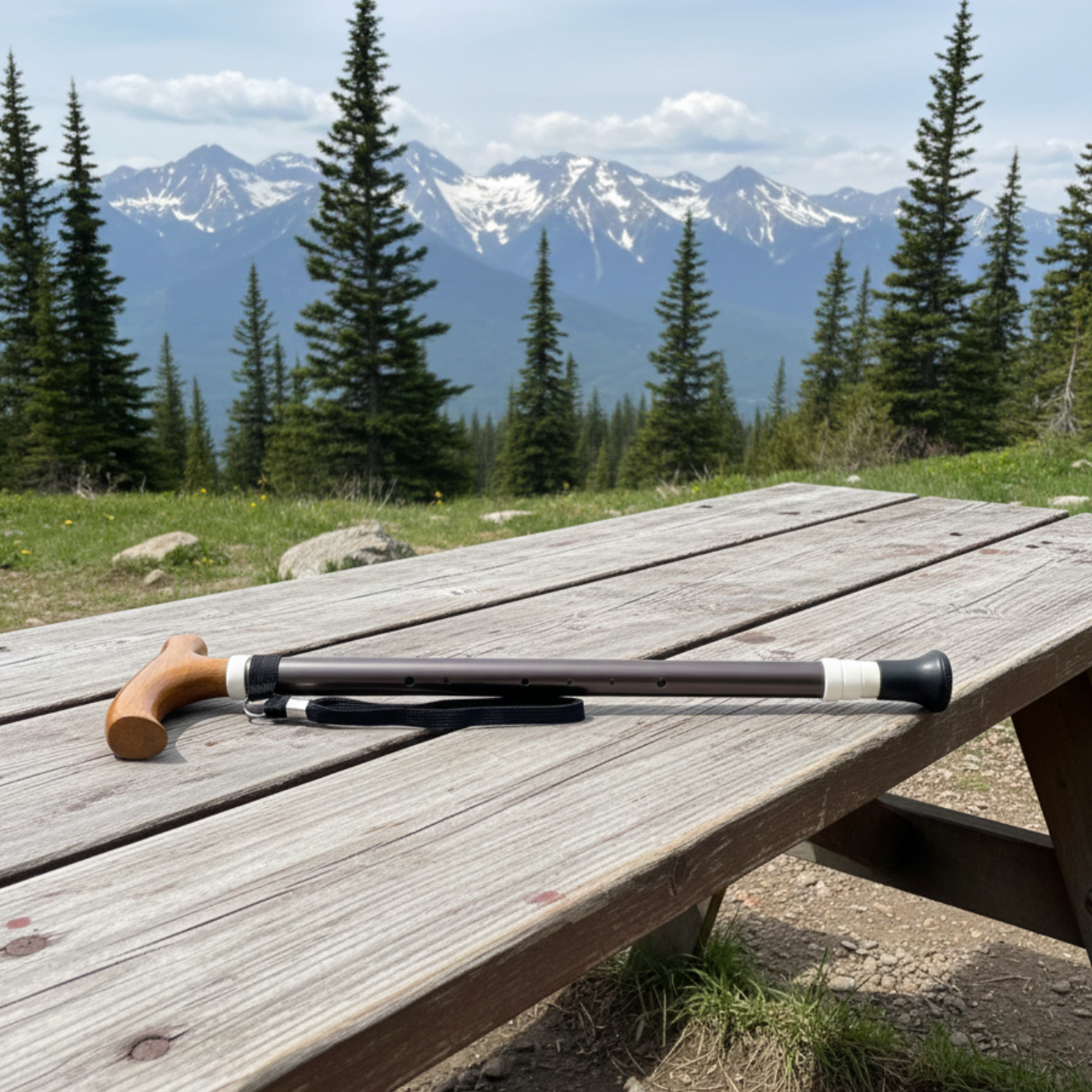 Bâton de Marche avec Béquilles Extensibles