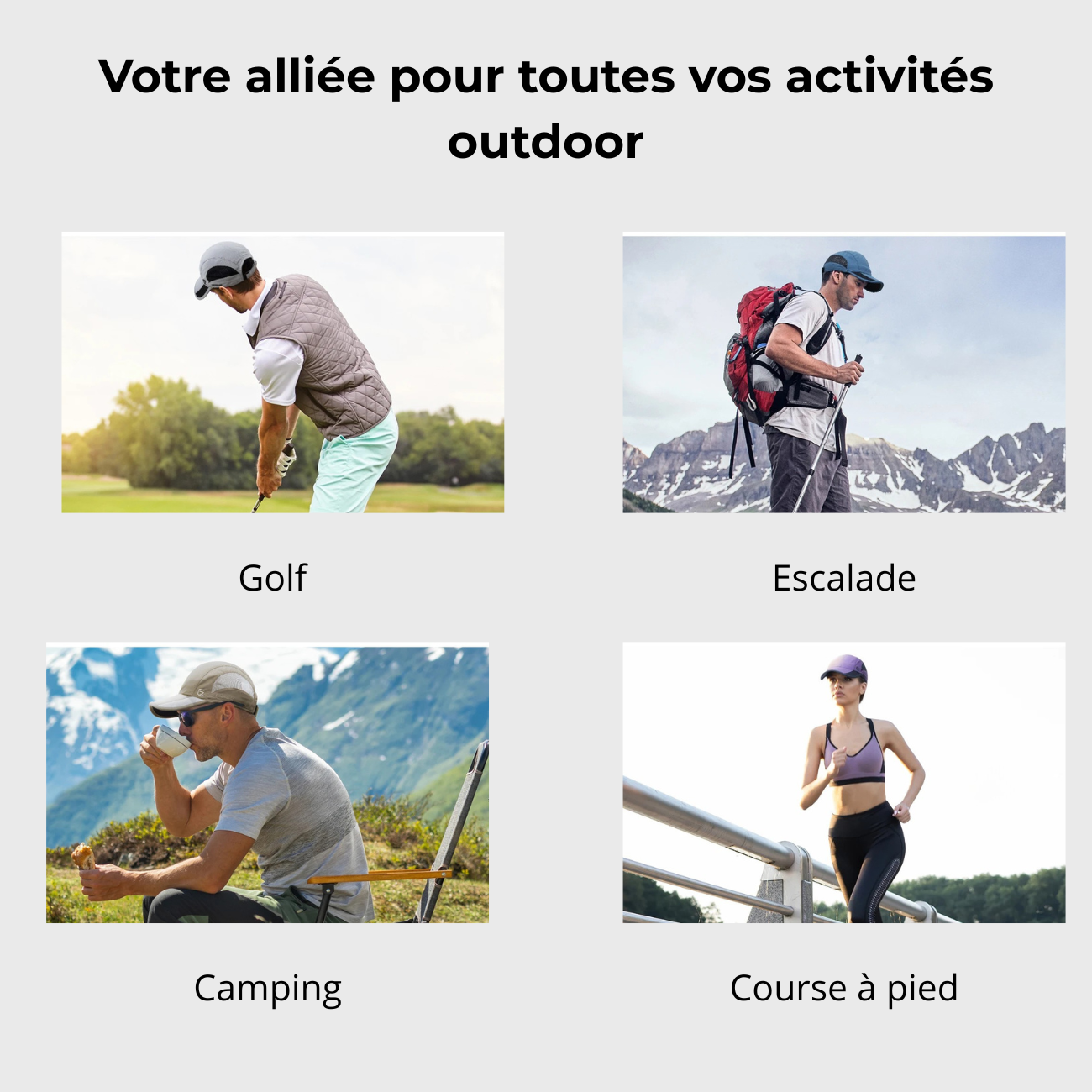 Casquette de Trekking Montagne