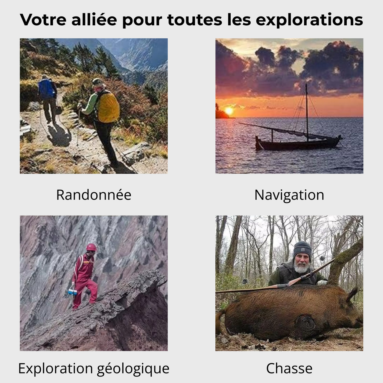 Boussole de Randonnée LED