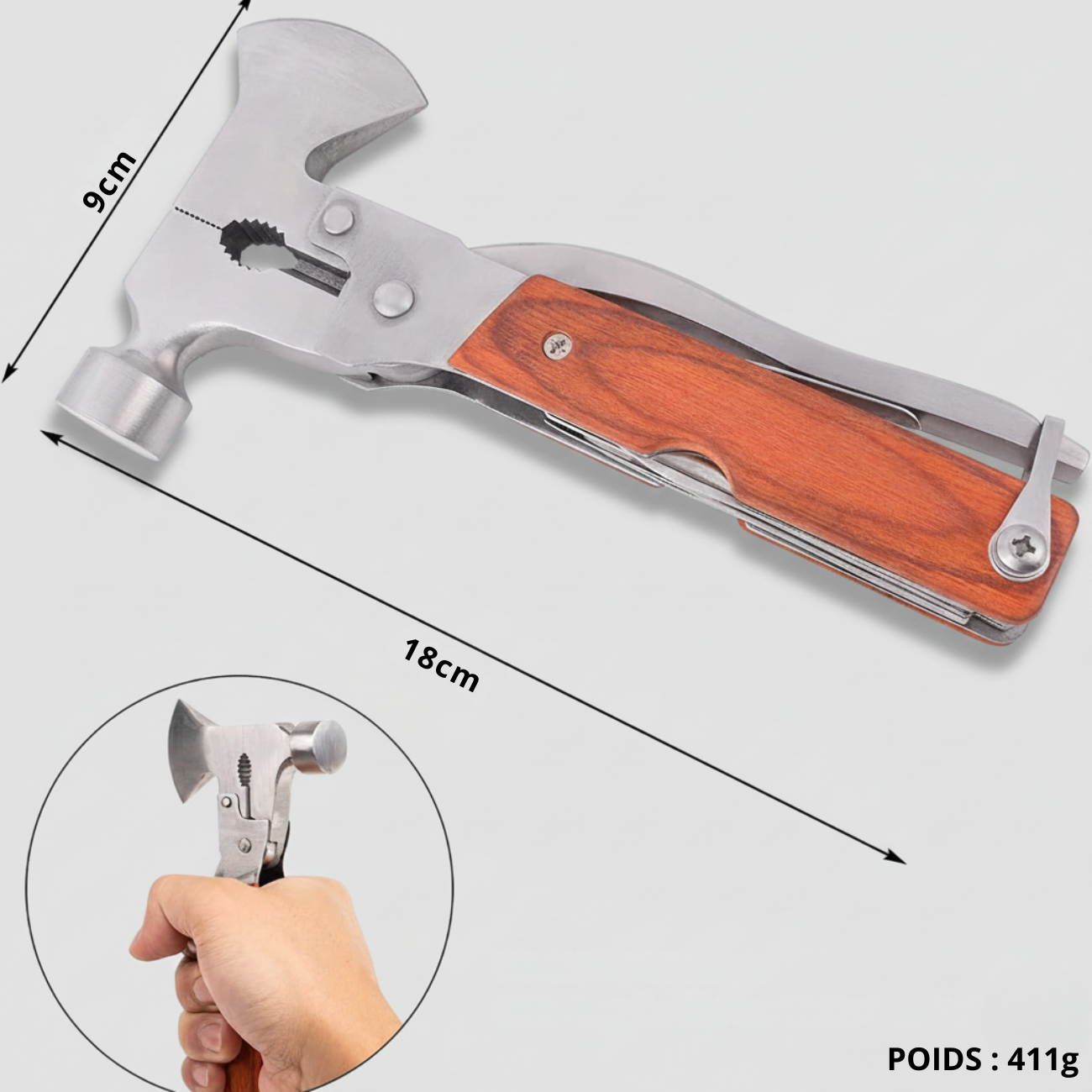 Hache de Survie Portable