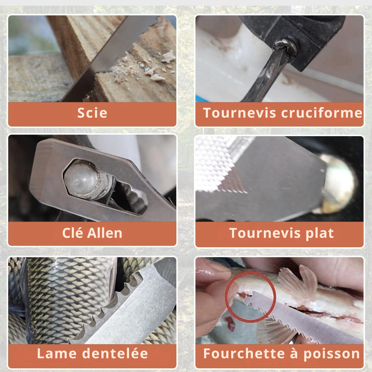 Hache de Survie Portable