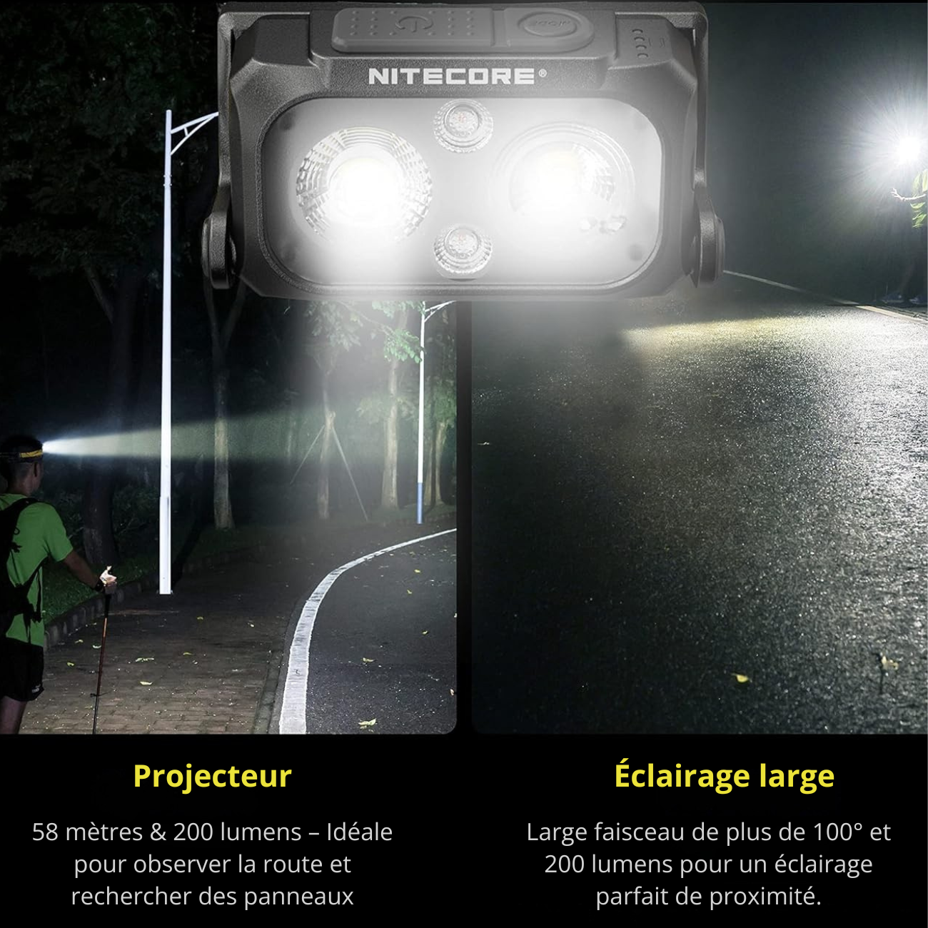 Lampe Frontale de Randonnée