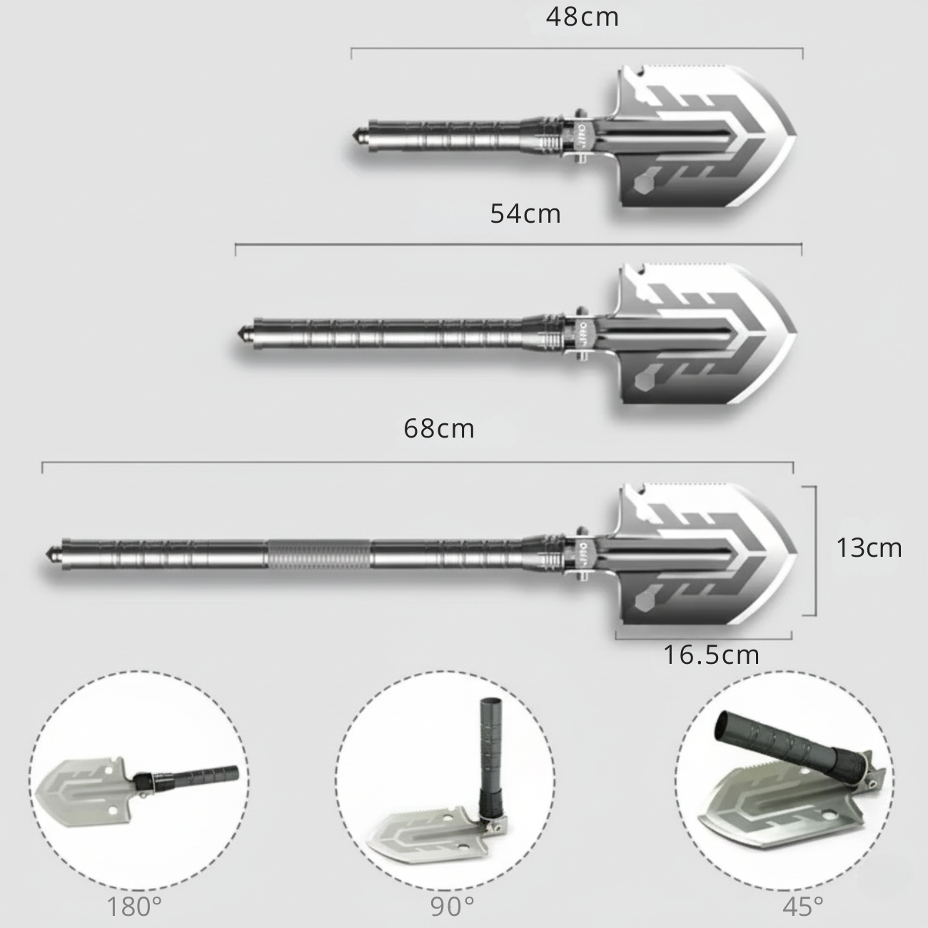 Pelle Pliante Aluminium