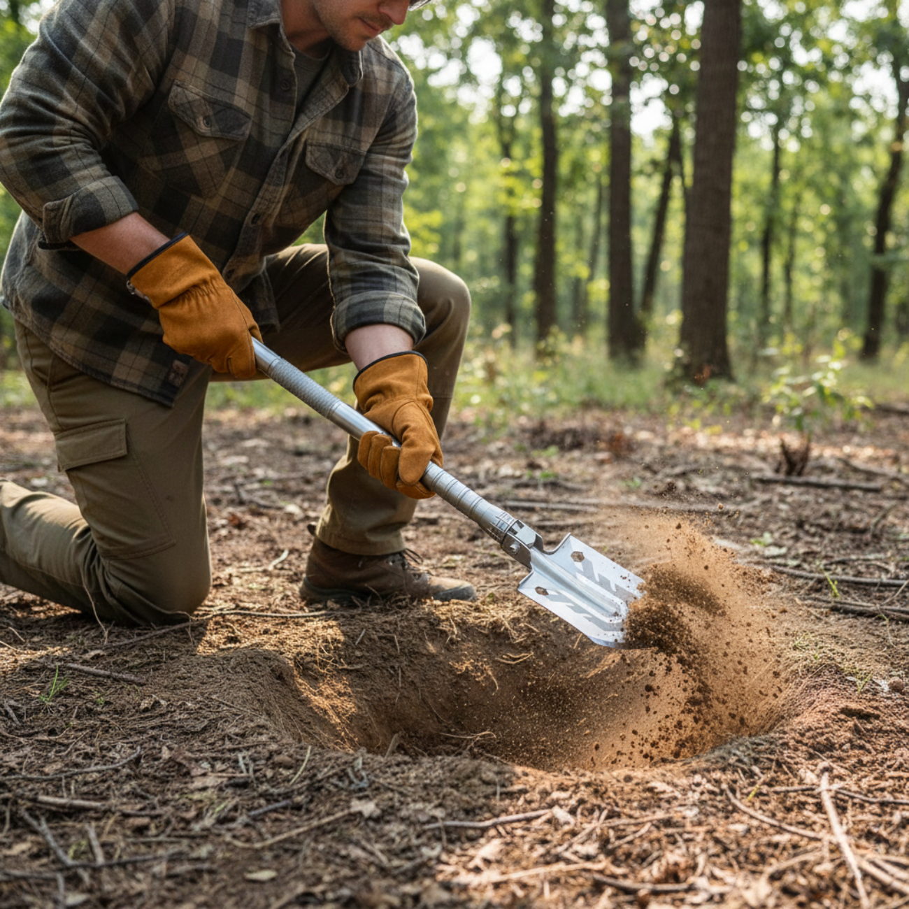 Pelle Pliante Aluminium