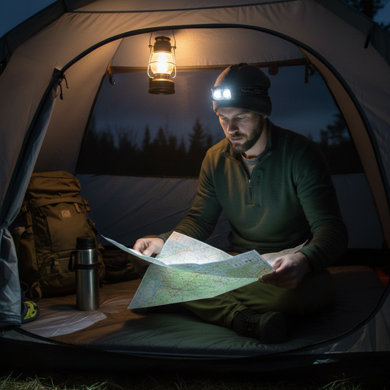 Lampe Frontale de Randonnée