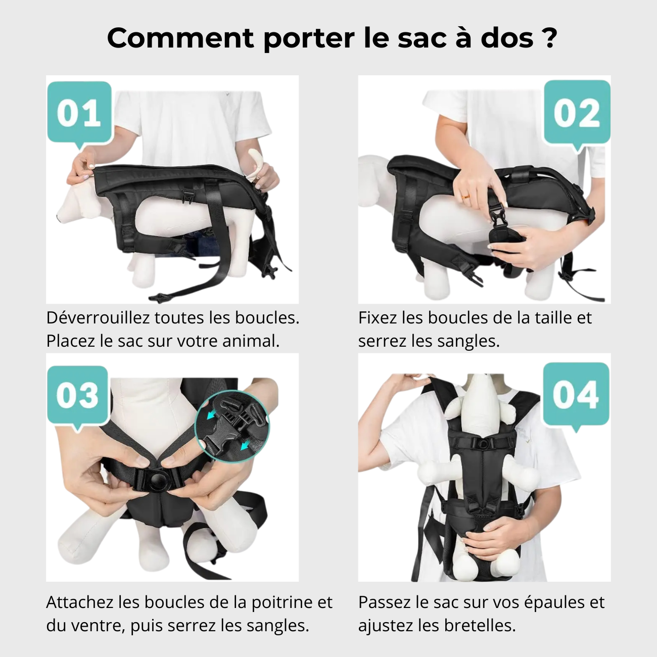 Porte Chien Ventral Randonnée