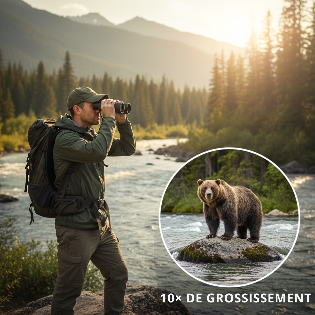 Jumelles Randonnée Puissante