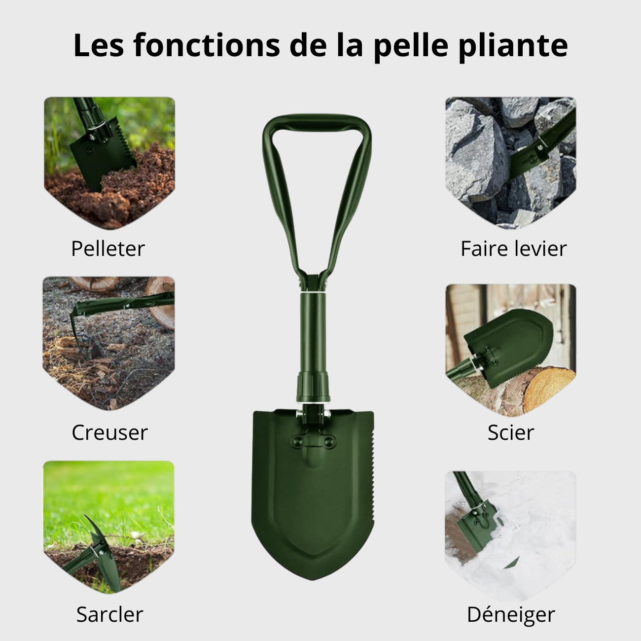 Pelle Pliante de Camping