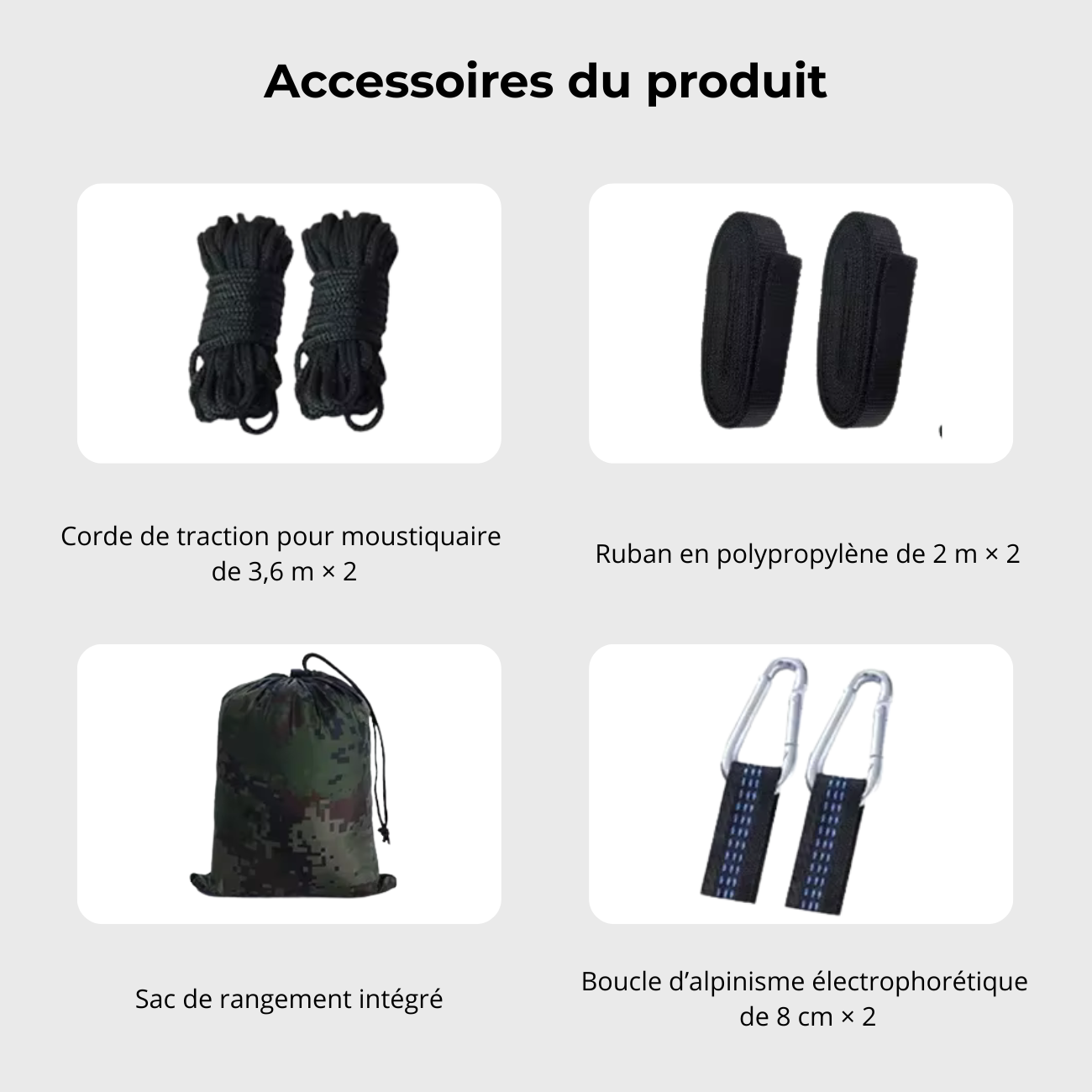 Hamac avec Moustiquaire