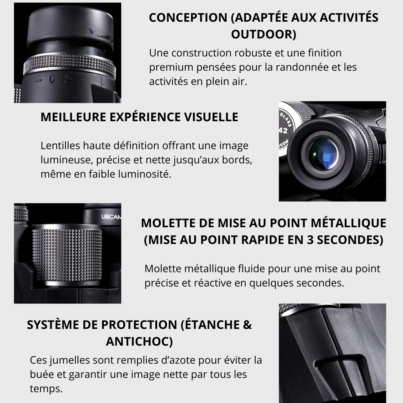 Jumelles Légères Randonnée