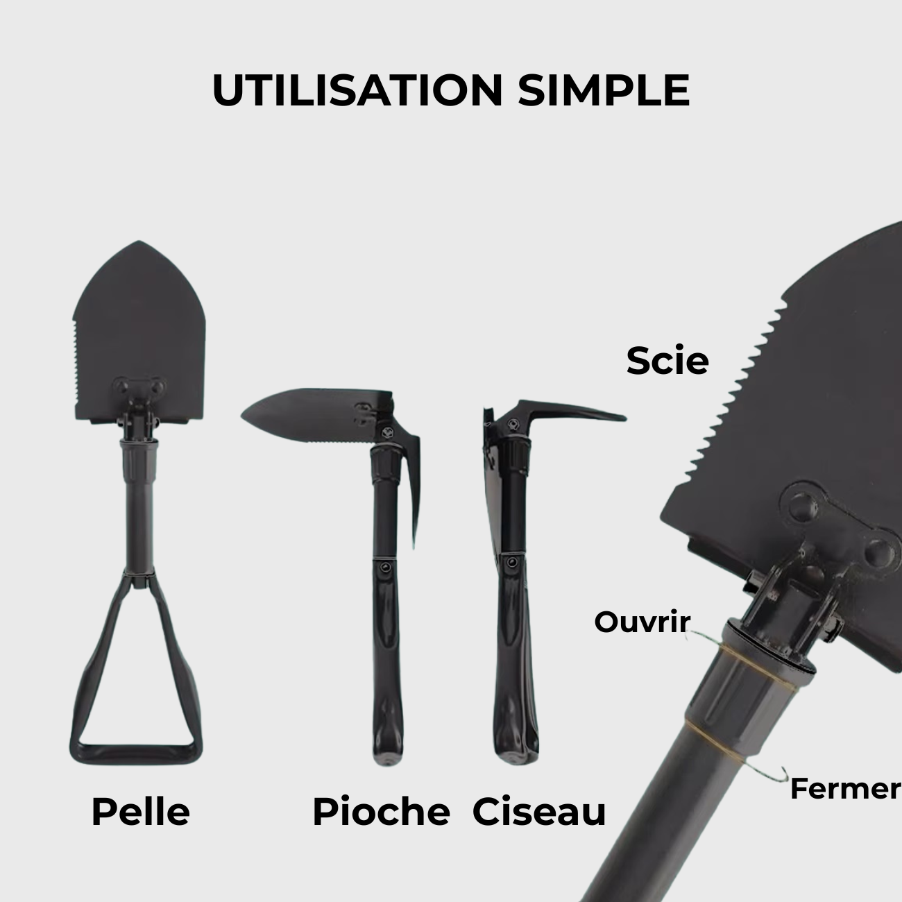 Pelle à Neige Pliante