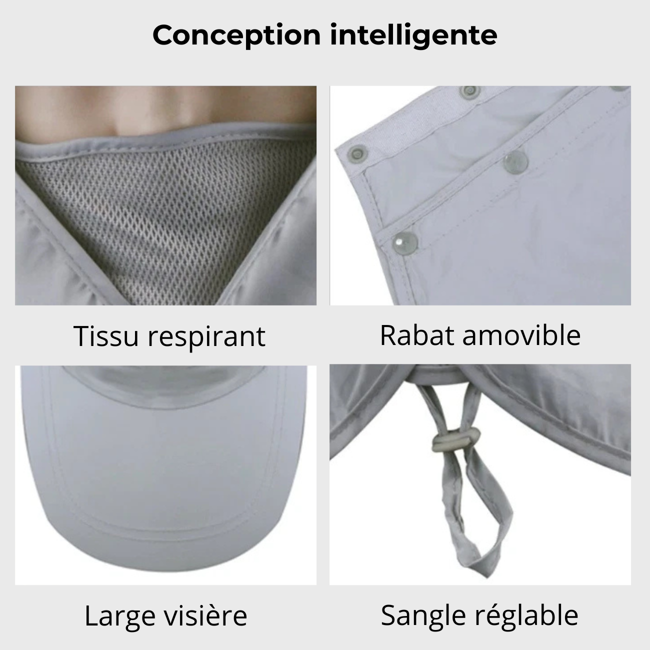 Casquette Anti UV Homme