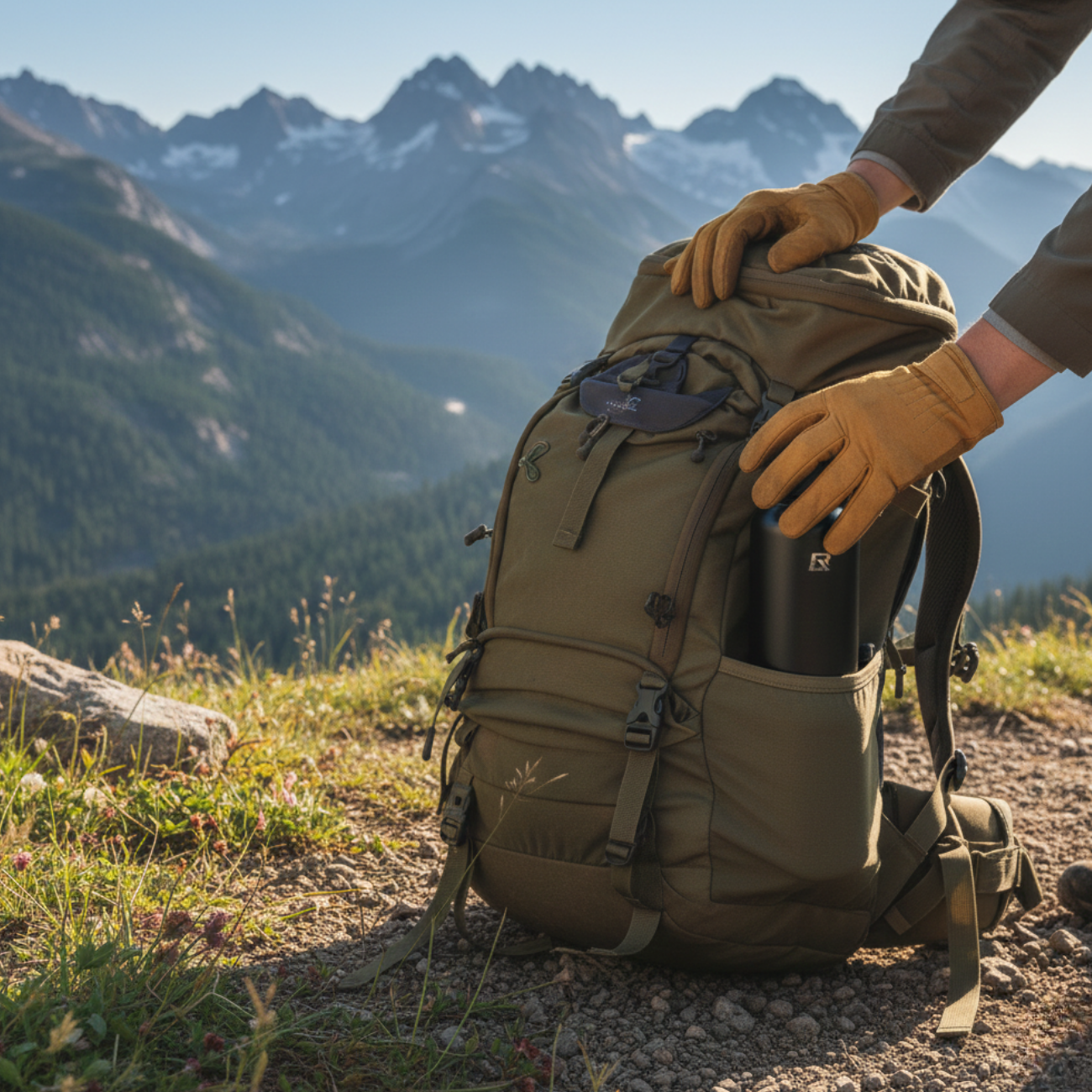 Gourde Isotherme Montagne