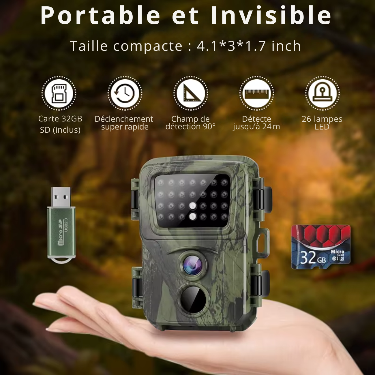 Mini Caméra de Chasse