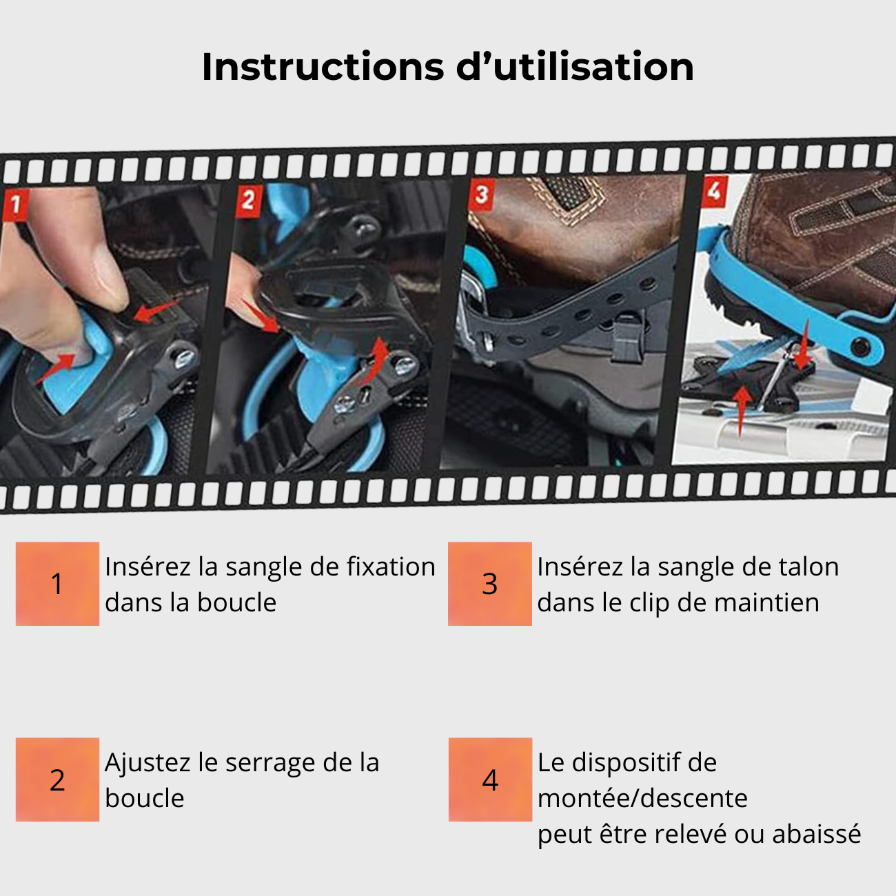 Raquettes à Neige en Aluminium