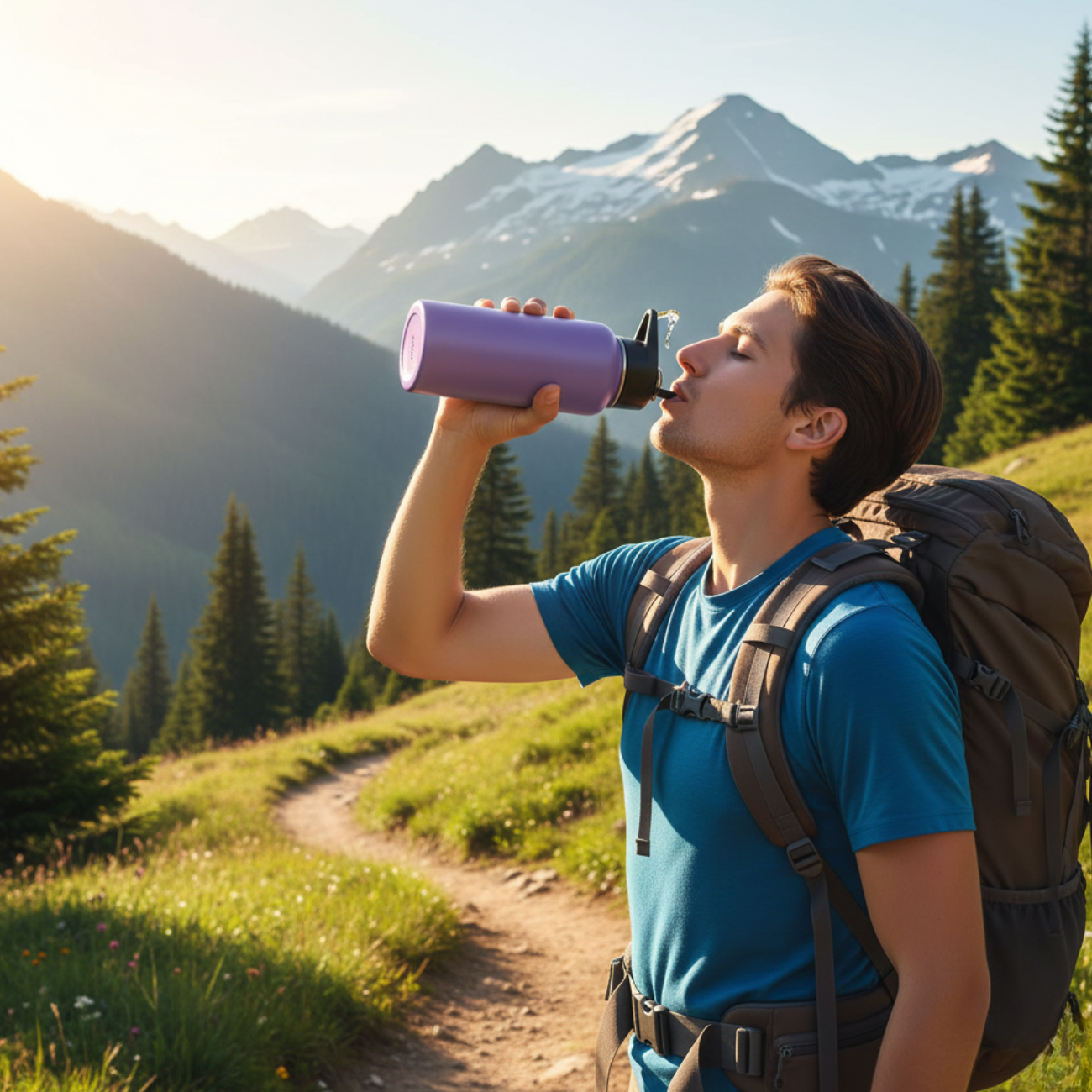 Gourde pour Randonnée Montagne