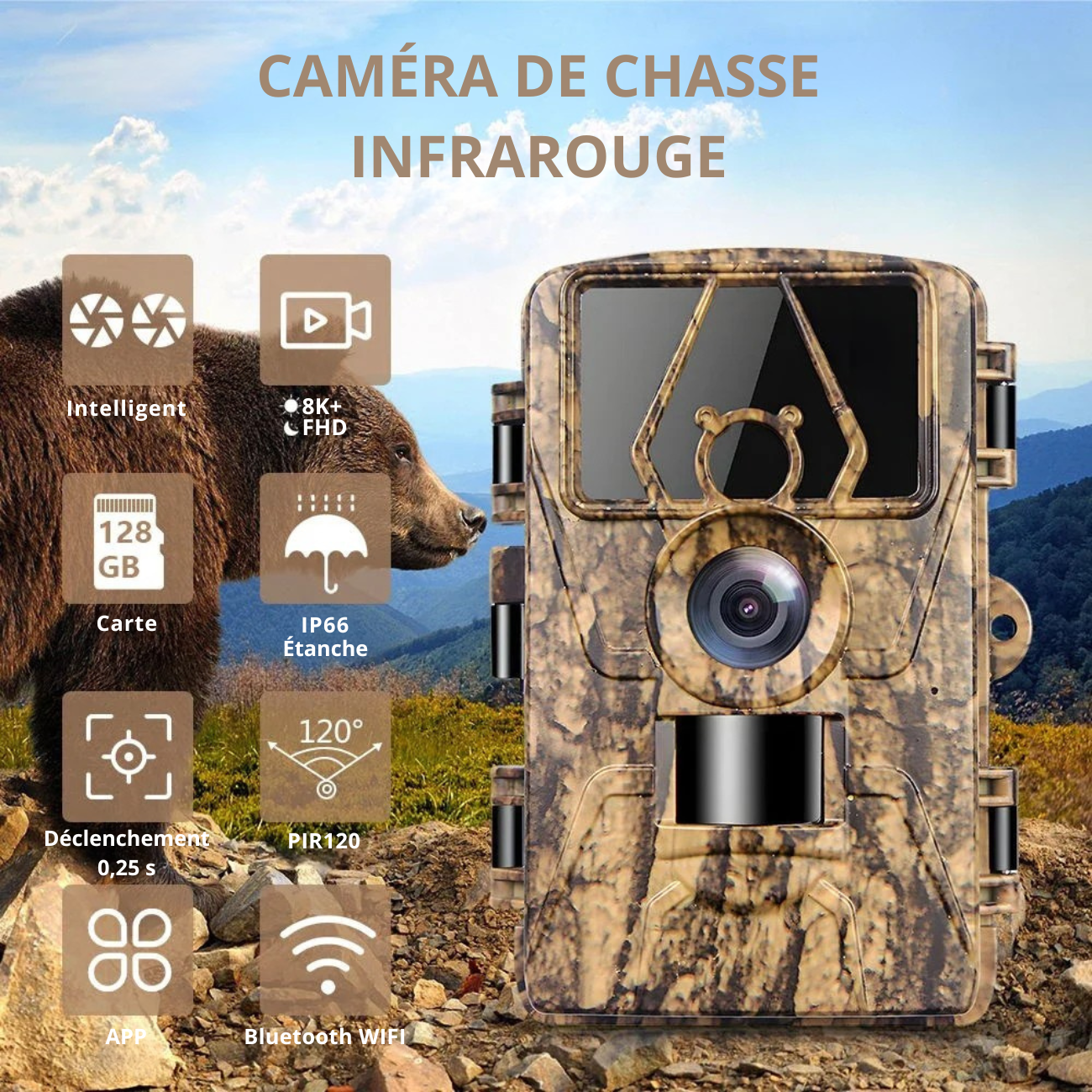 Caméra de Chasse Ultra HD