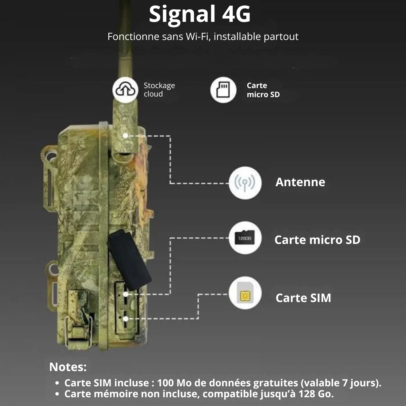 Caméra de Chasse 4G