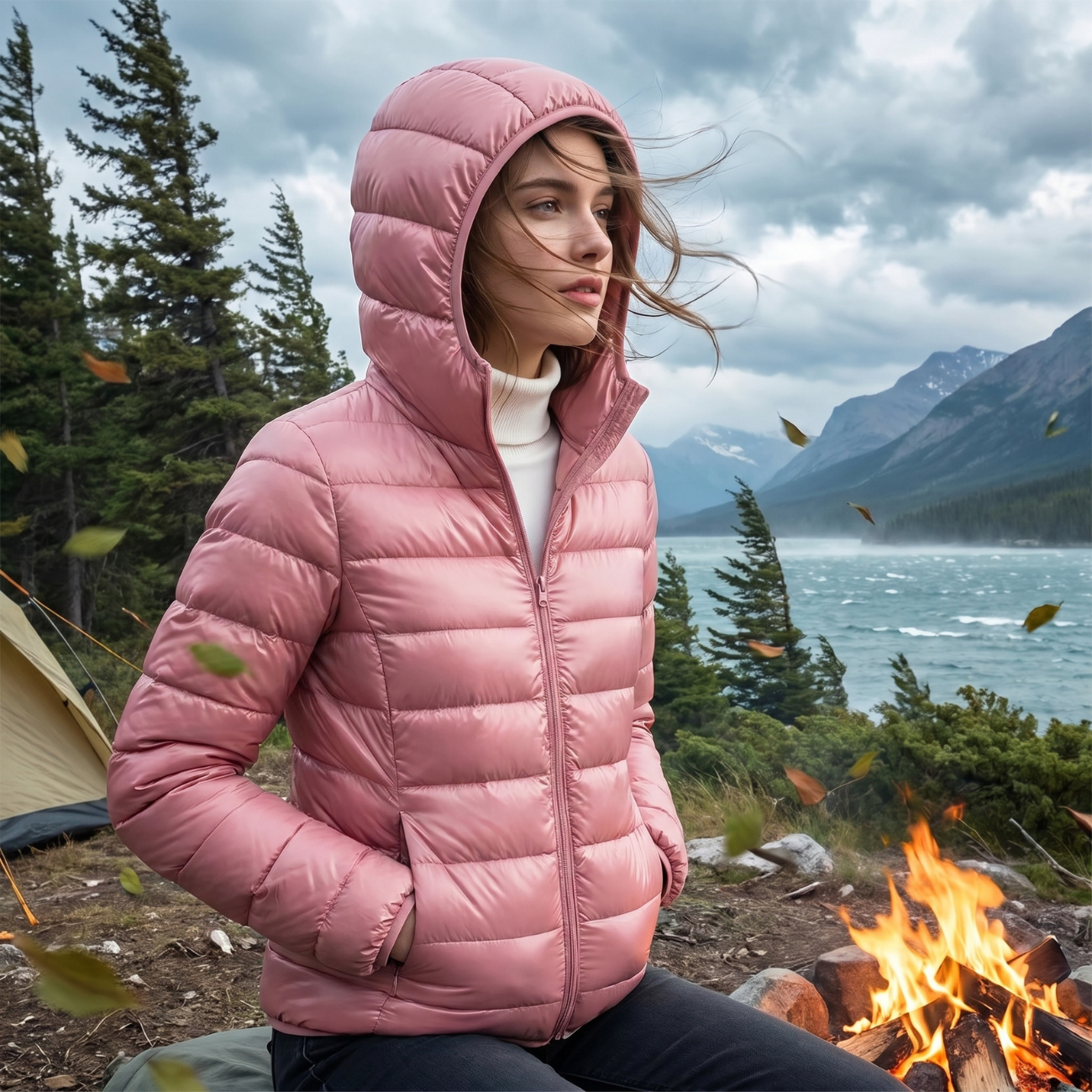 Women’s Packable Hiking Down Jacket
