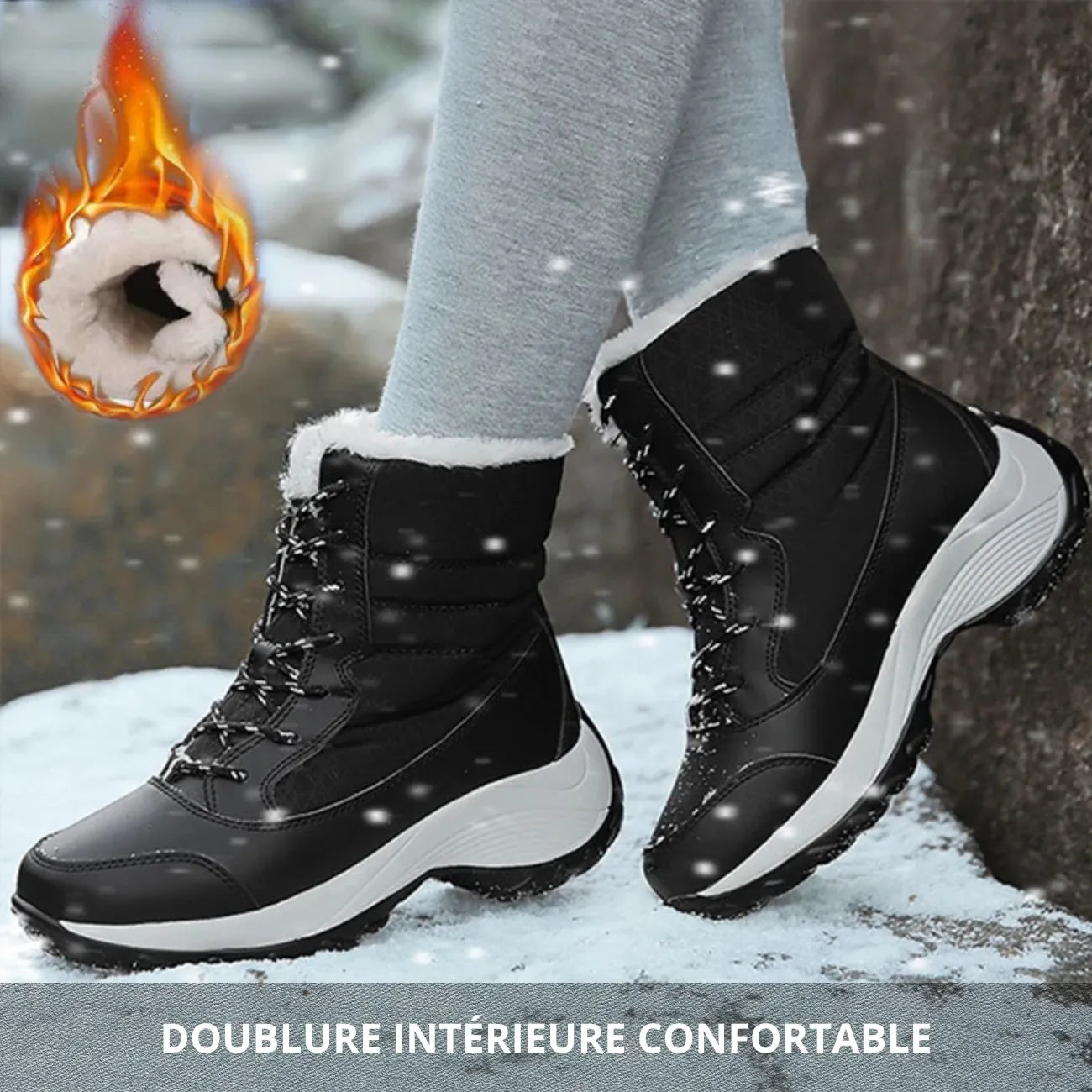 Bottines de Neige Après-Ski Femme