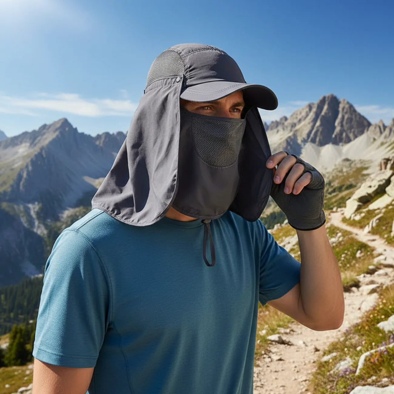 Casquette Anti UV Homme