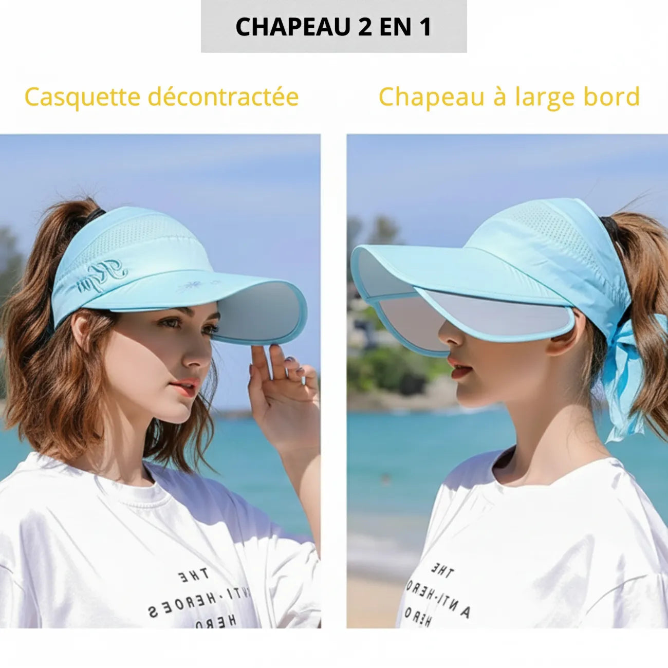 Chapeau Anti UV Femme