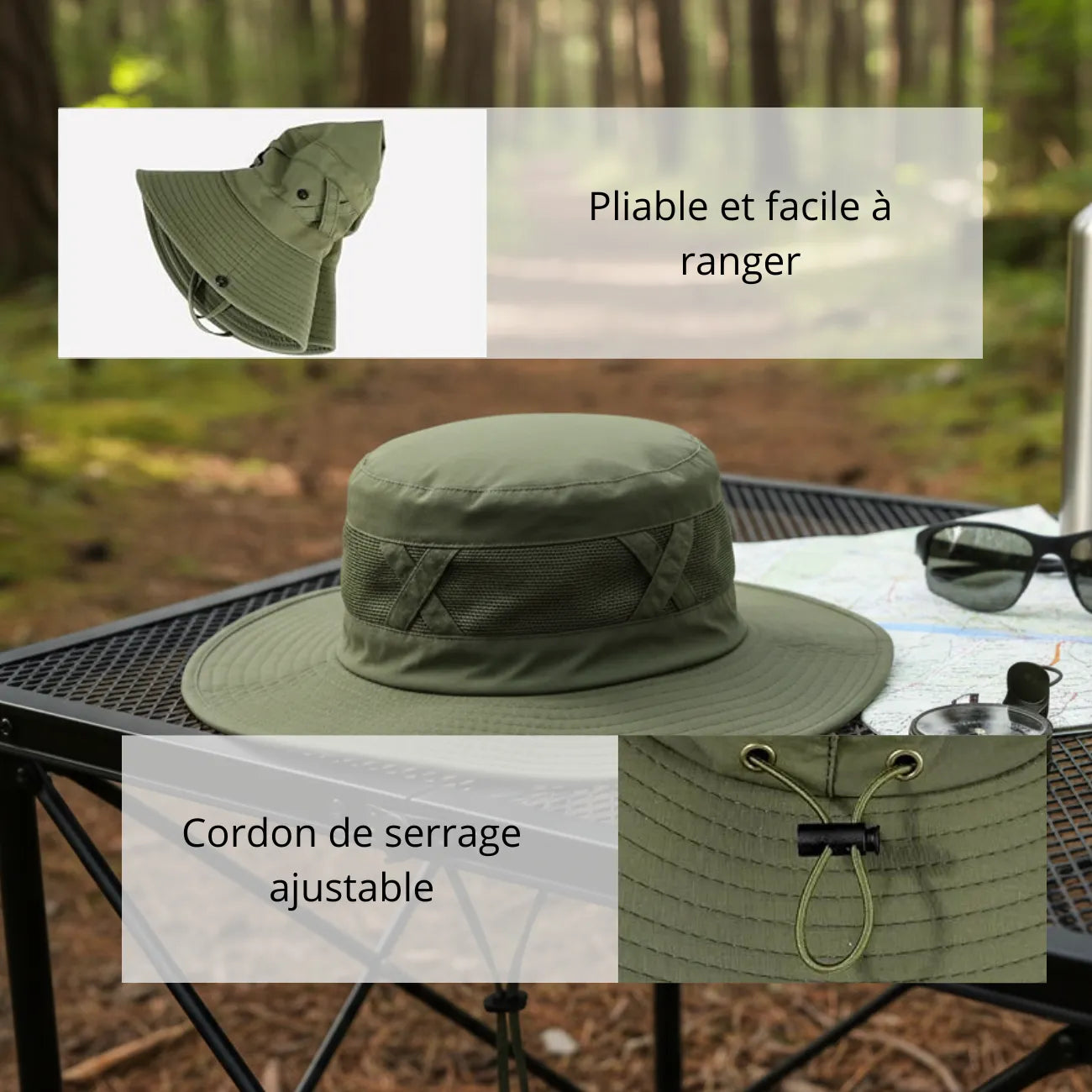 Chapeau de Randonnée Ventilé