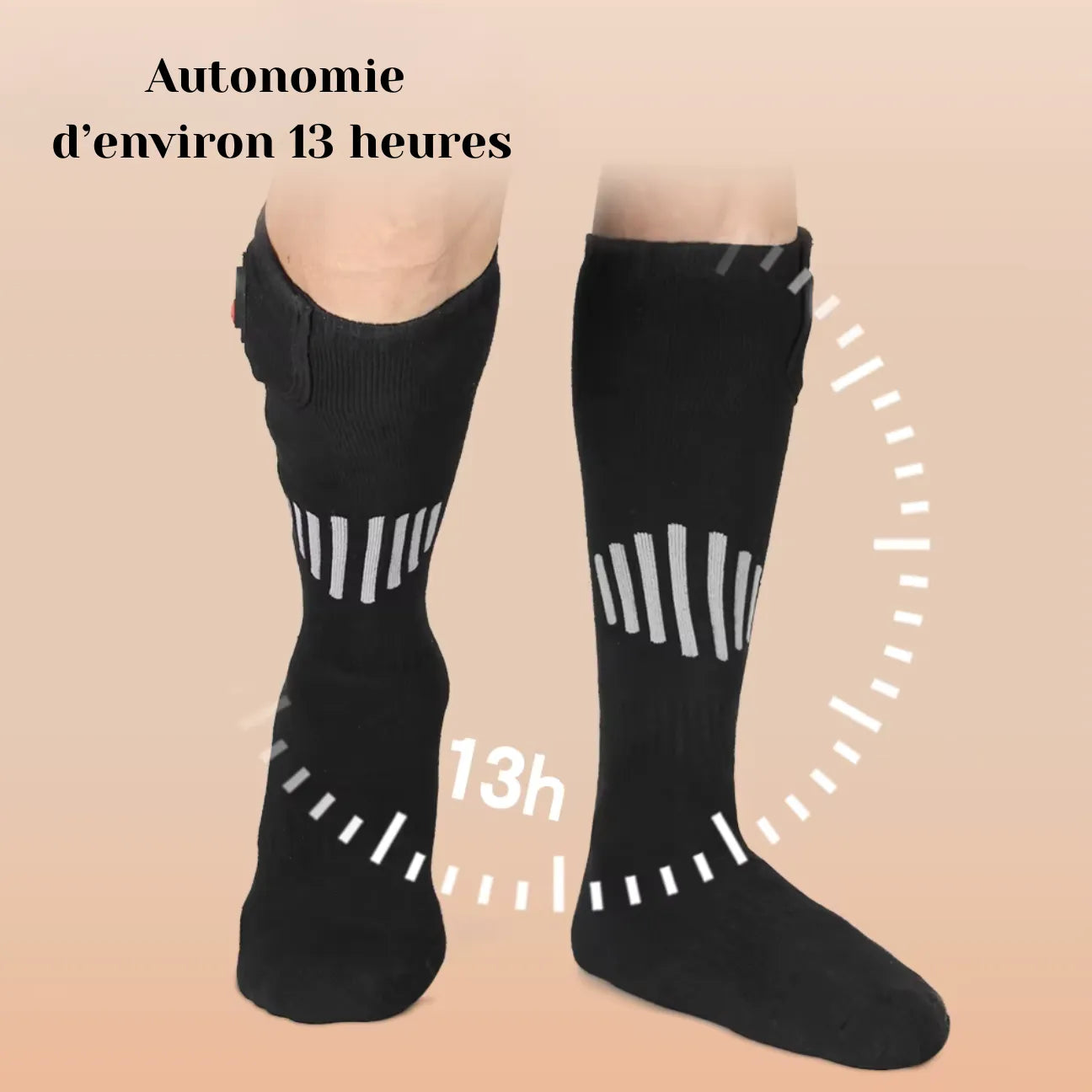 Chaussette Chauffante Electrique