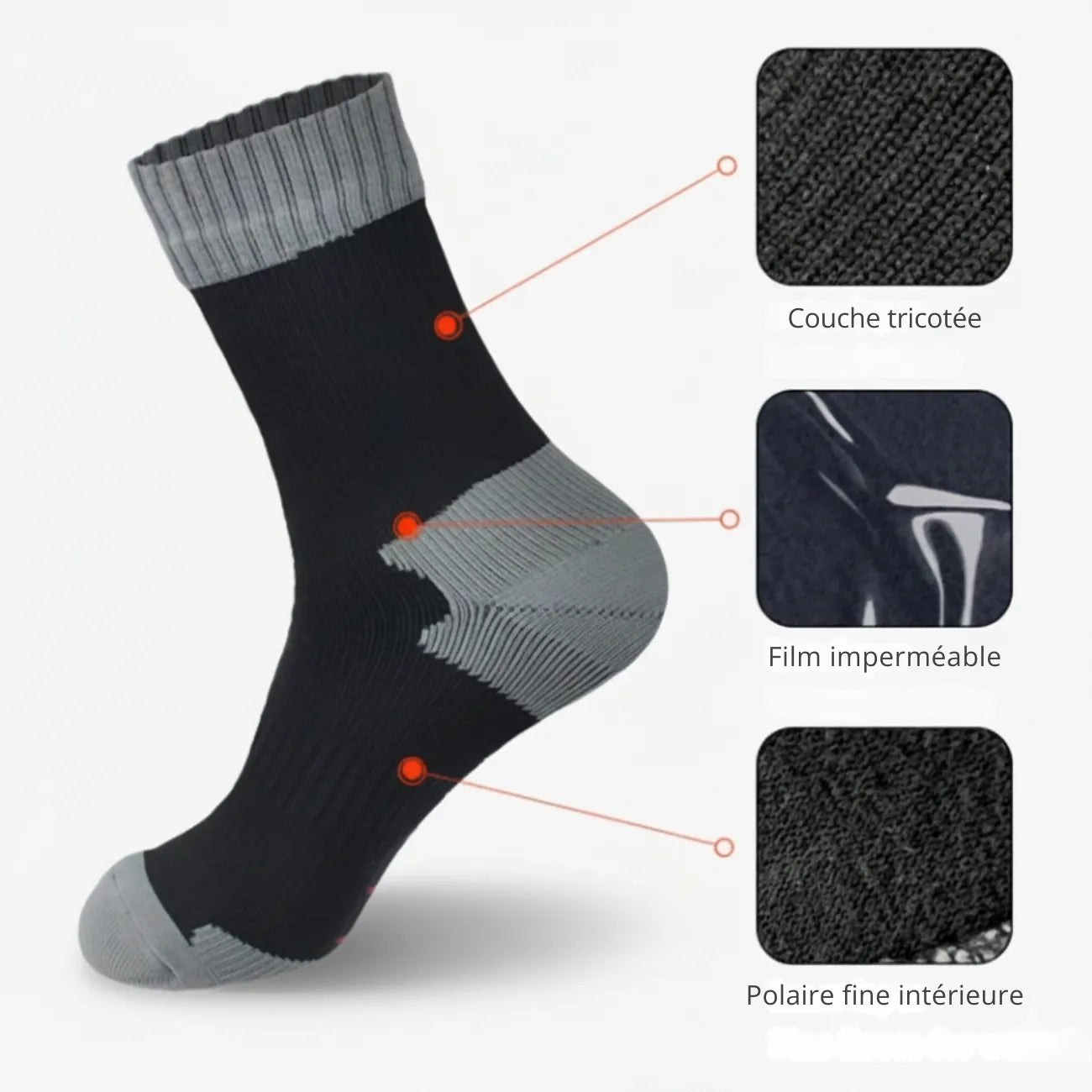 Chaussette Imperméable Randonnée