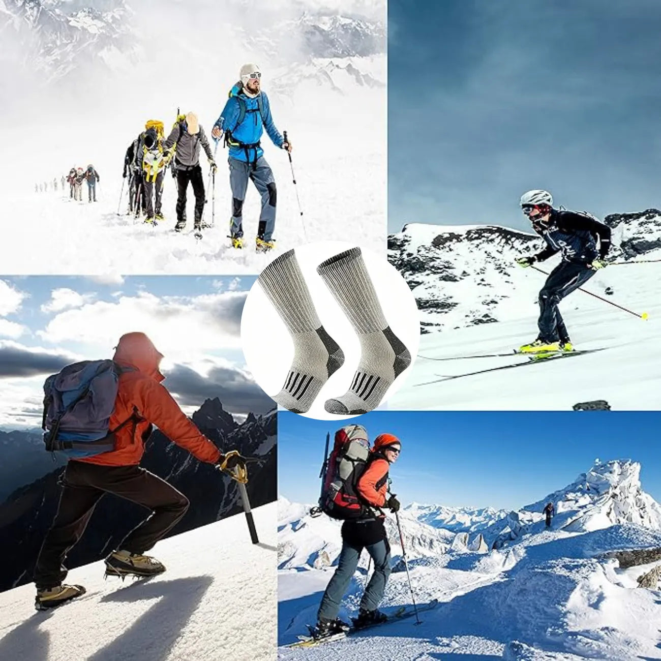 Chaussettes de Randonnée En Laine