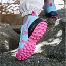 Chaussure Randonnée Femme Légère Bleu et Rose - DTYSTORE