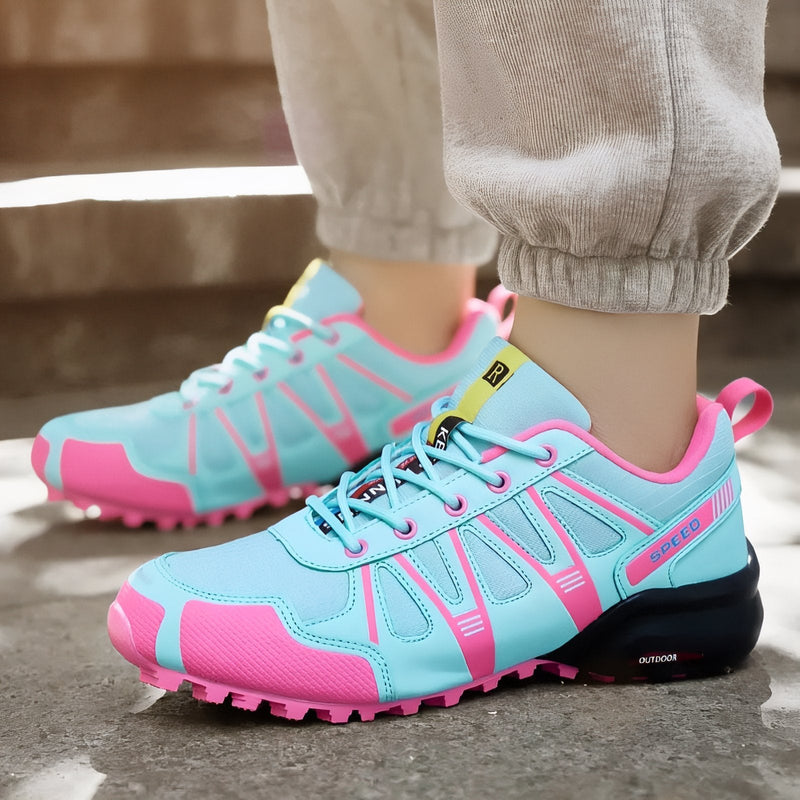 Chaussure Randonnée Femme Légère Bleu et Rose - DTYSTORE