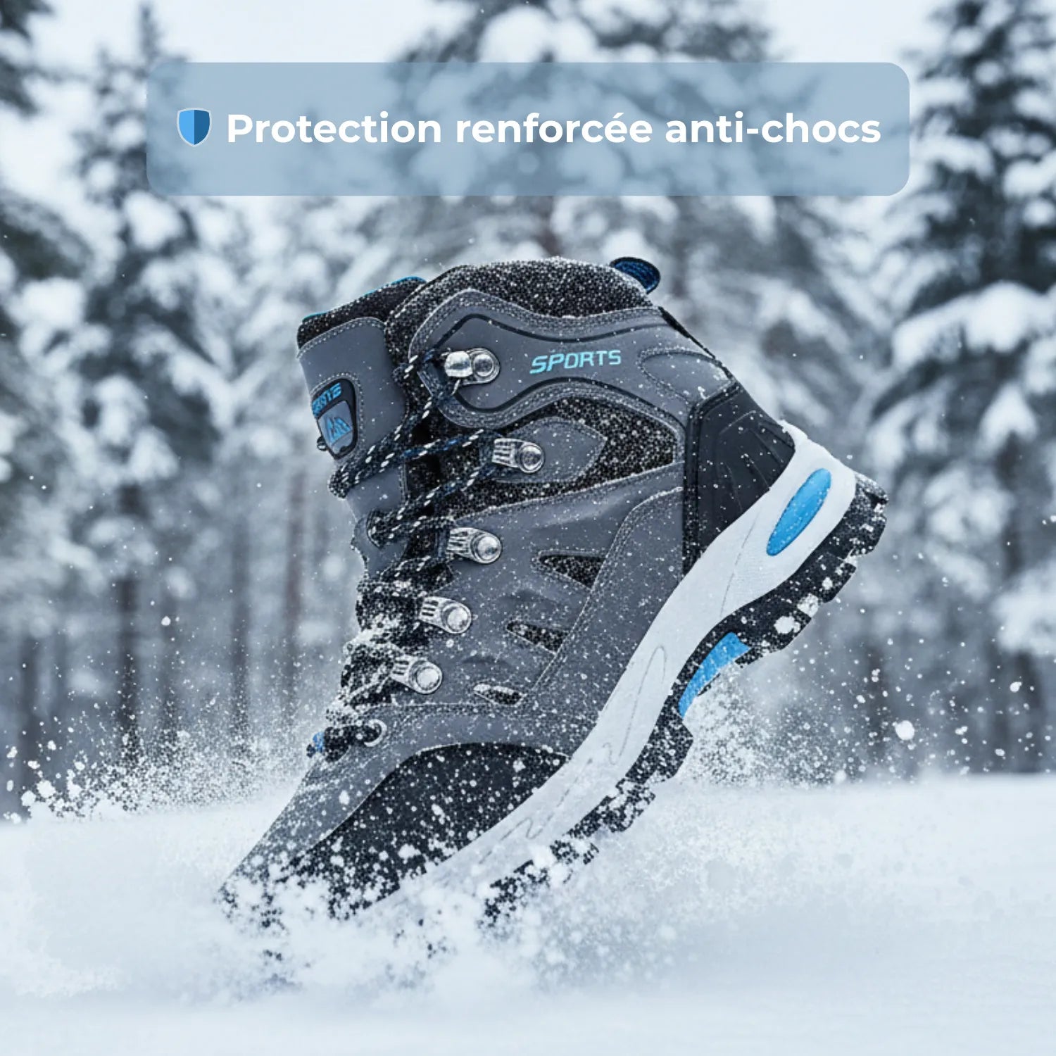 Chaussures de Neige Après Ski Femme