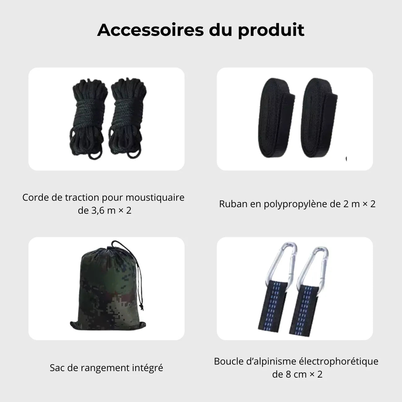 Hamac avec Moustiquaire