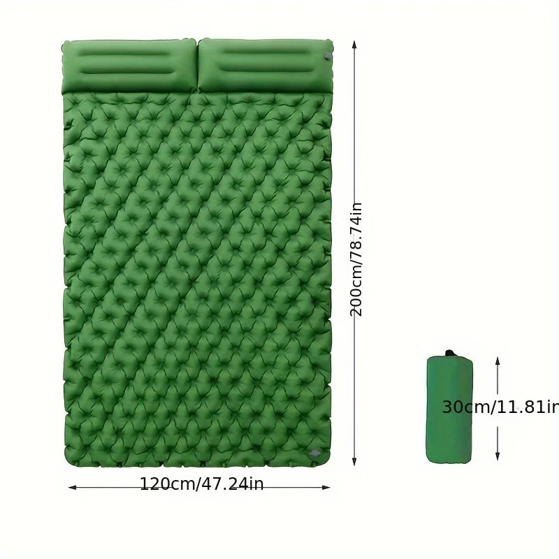 Matelas Camping Gonflable 2 Personnes - DTYSTORE